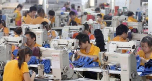 endo workers in a factory