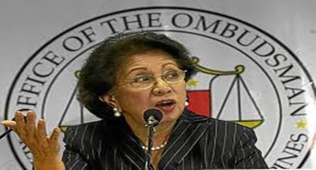 Ombudsman Conchita Carpio Morales.