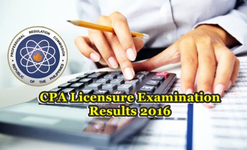 CPA examination results October 2016