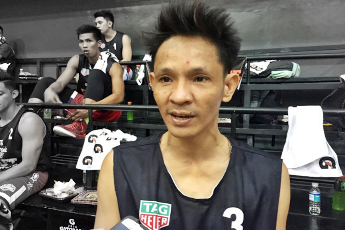 Oldest, Shortest PBA Draft Aspirant Charley Caluya. Oldest, Shortest PBA Draft Aspirant