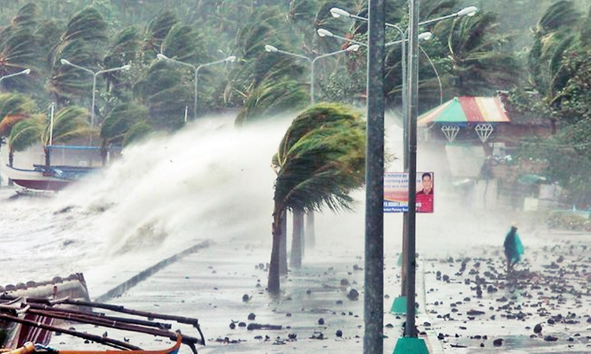 Typhoon Karen Surges In Philippine Area Of Responsibility