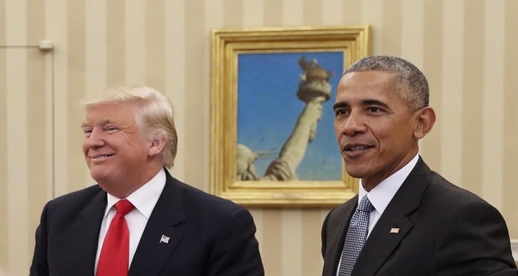 Trump and Obama