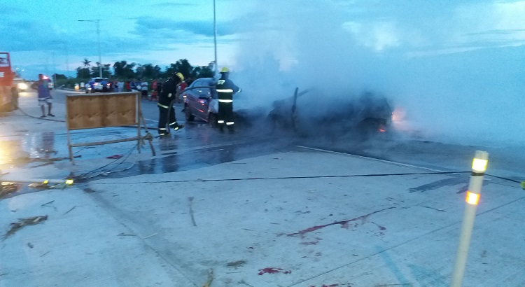 passengers of the wrecked motorcycle