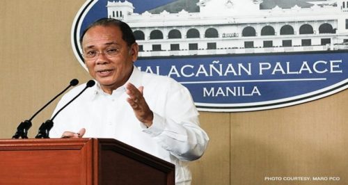Presidential spokesman Ernesto Abella