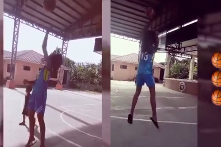 Viral:Talented Young Pinay Playing Basketball Caught On A Video
