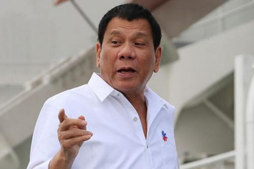 Philippine President Rodrigo Duterte