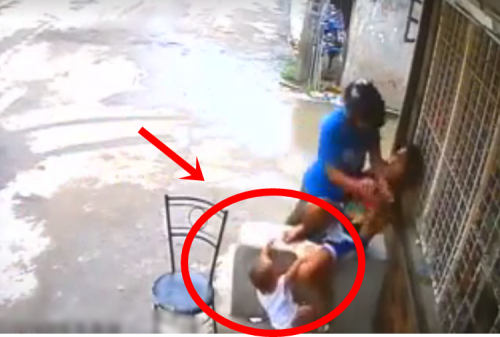 Viral: Pinay Carrying A Baby Victimized By Violent Snatcher On Motorcycle