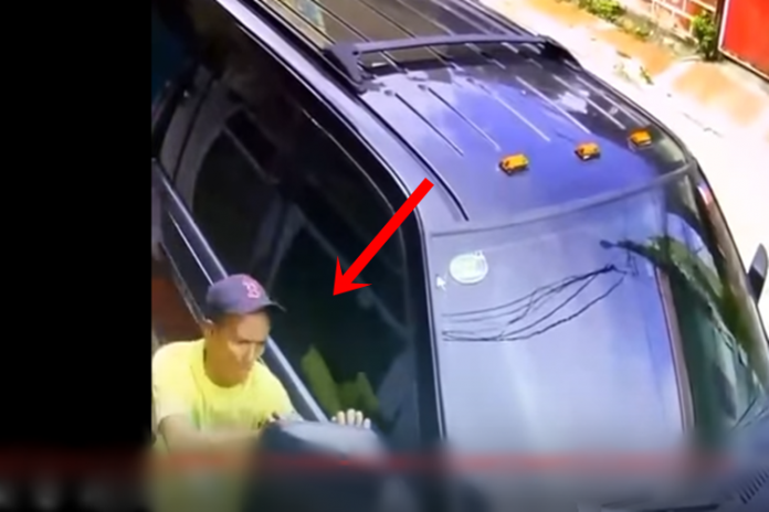 Viral Pinoy Thief Steals Car Mirror In Broad Daylight Caught On Video