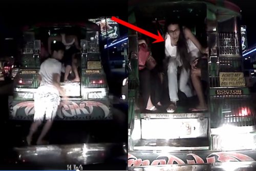 Street Boys Stealing Jeepney Passengers During Traffic Caught On Video