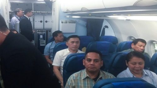 Duterte taking commercial flight again