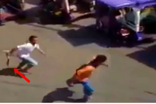 Tricycle driver With Bolo Knife Attacks His Rival Caught on Video