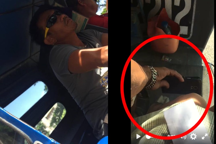 Pinoy Pervert Taking Video Of A Woman's Under Skirt Caught On Video