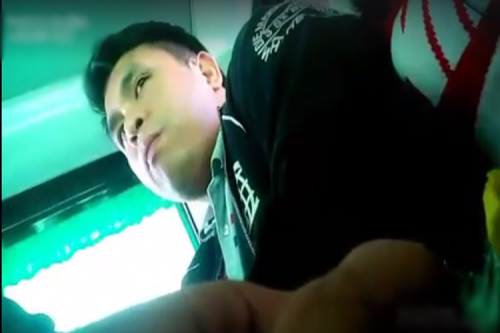 Pervert Pinoy Passenger Inside A Bus Caught On video
