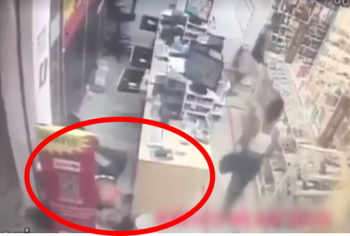 Hold-upper Suffers Heart Attack While Robbing A Store Caught On Video
