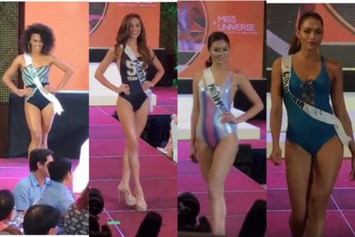 Look: Miss Universe Swimsuit Competition Goes Indoor