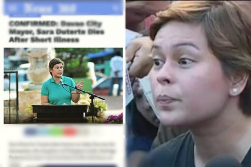 Look: Sara Duterte Carpio Responds To Fake News In the Most Hilarious Way
