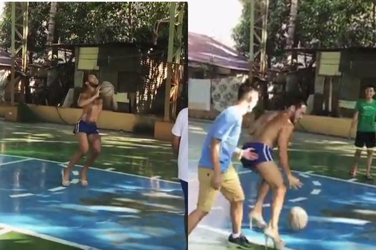 Viral: Rogelia Plays Basketball While Wearing Six-inch Heels