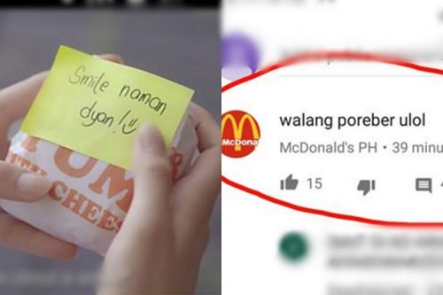 Look: McDonald's Parody Account Reacts On Jollibee's Viral Valentines'-Themed Video