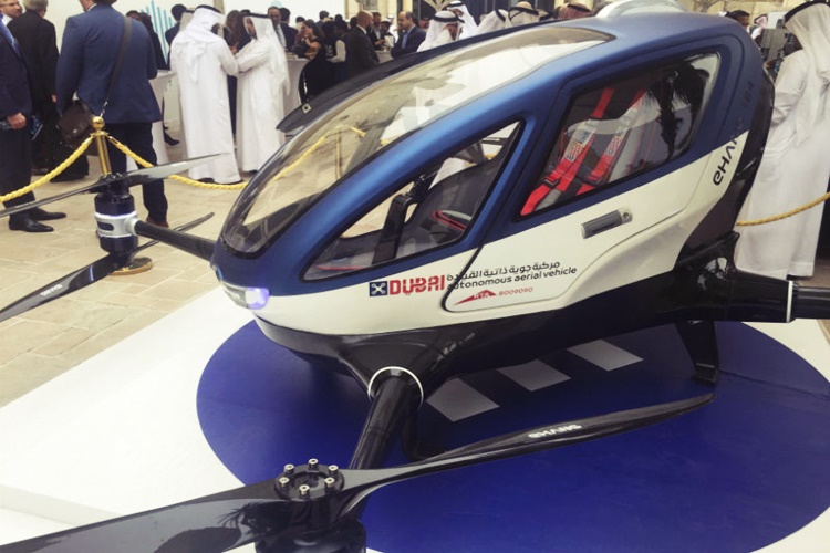 Look: Dubai Aims To Launch Driverless Flying Car By July
