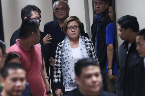 Department Of Justice Files Motion To Consolidate Cases Of Senator De Lima
