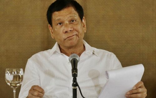 Duterte expresses