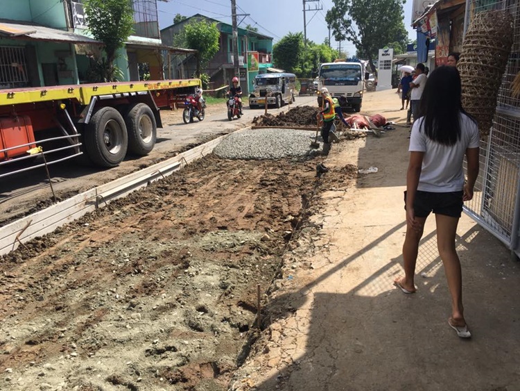 Anomalous Concrete Road Construction