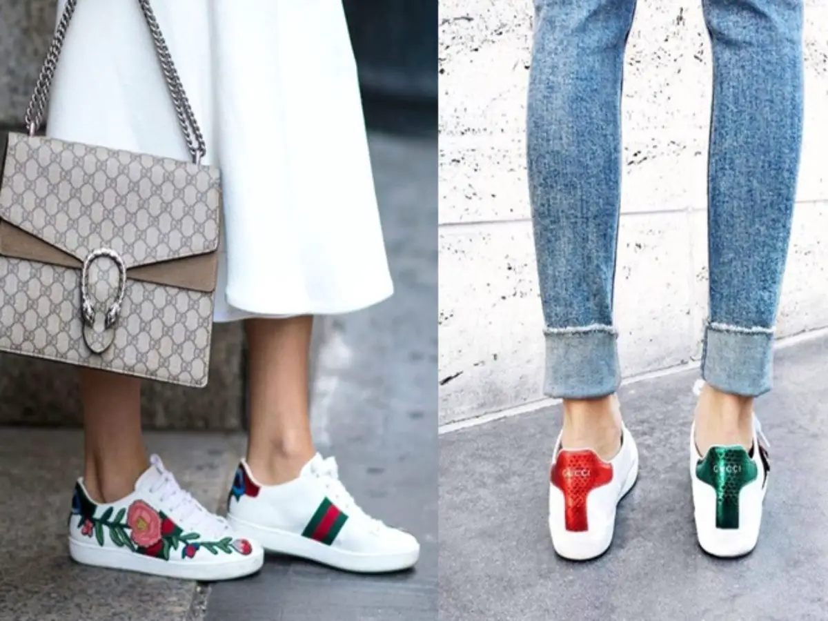 celebrity gucci sneakers