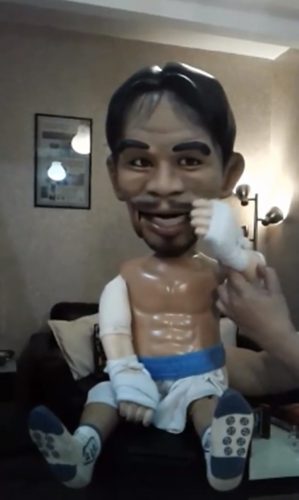 Manny Pacquiao-Inspired Puppet