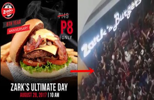 Zark’s P8 burger