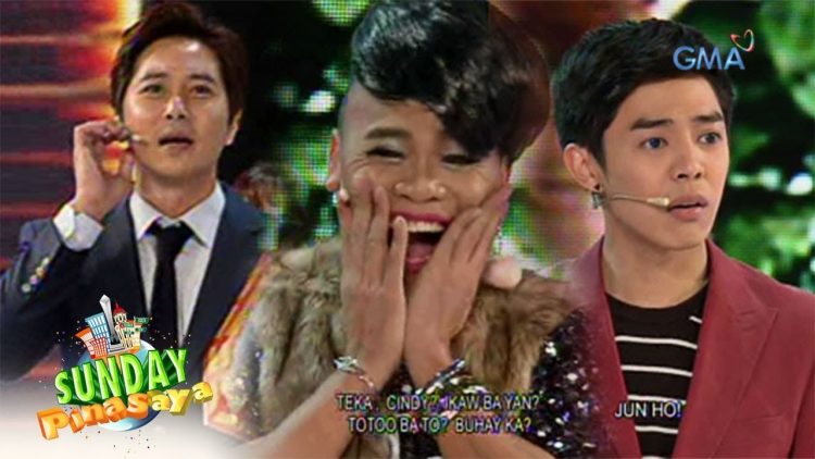 WATCH: Korean Actor Kisses Super Tekla on 'Sunday Pinasaya'