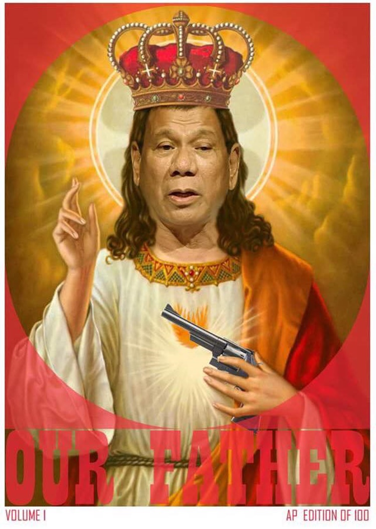 Filipino Artist Paints President Duterte On His Controversial Artwork ...