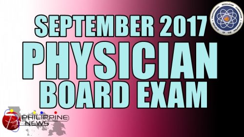 September 2017 Physician Board Exam