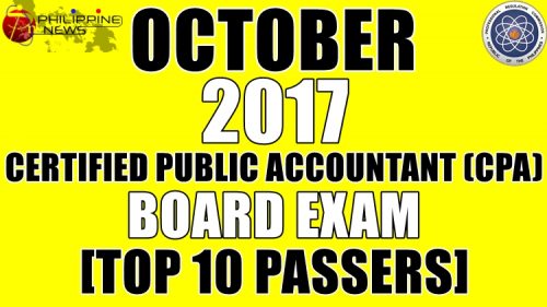 October 2017 CPA Board Exam Top 10