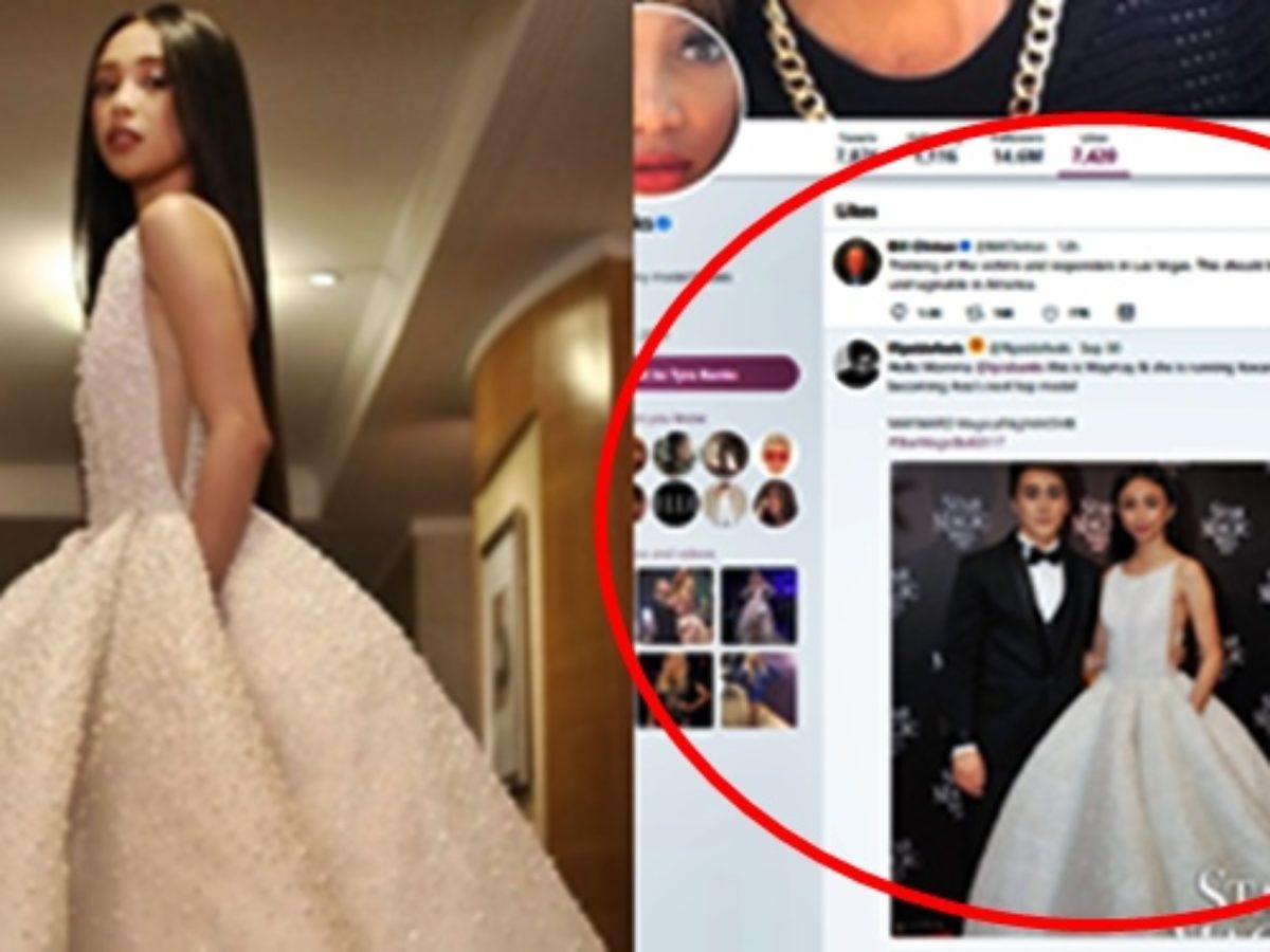 maymay entrata star magic ball gown