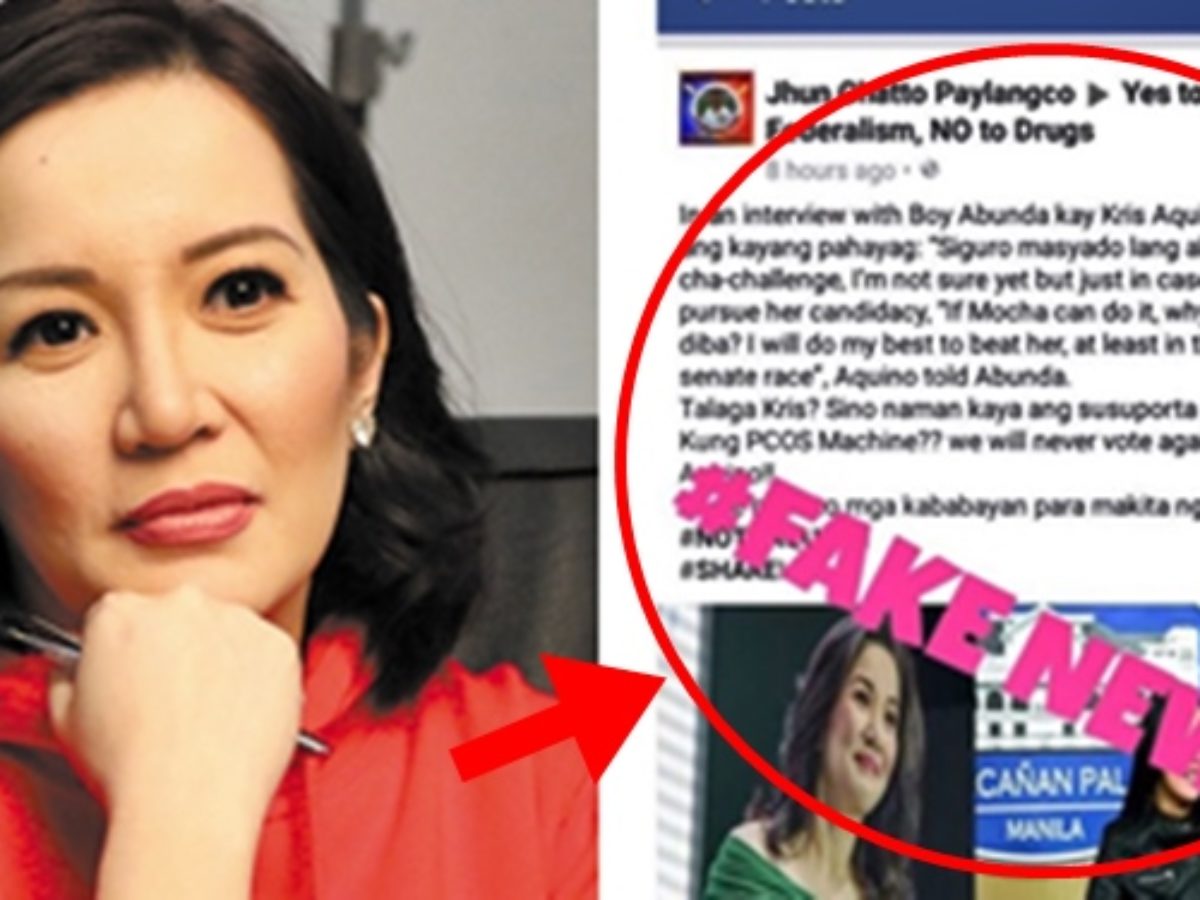 Kris Aquino Classily Fires Back At People Spreading Fake News About Her Candidacy