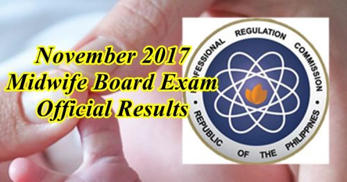 November 2017 Midwife Board Exam Official Results