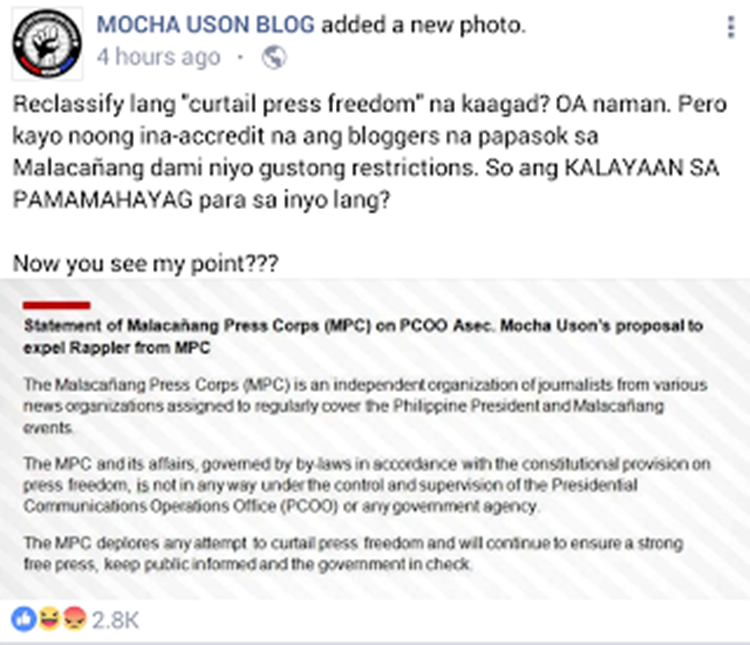 Mocha Uson