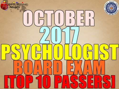 October 2017 Psychologist Top 10