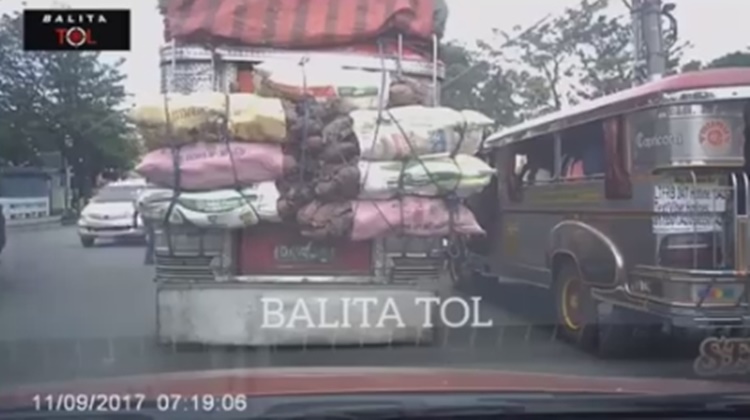 Overloaded Vehicle