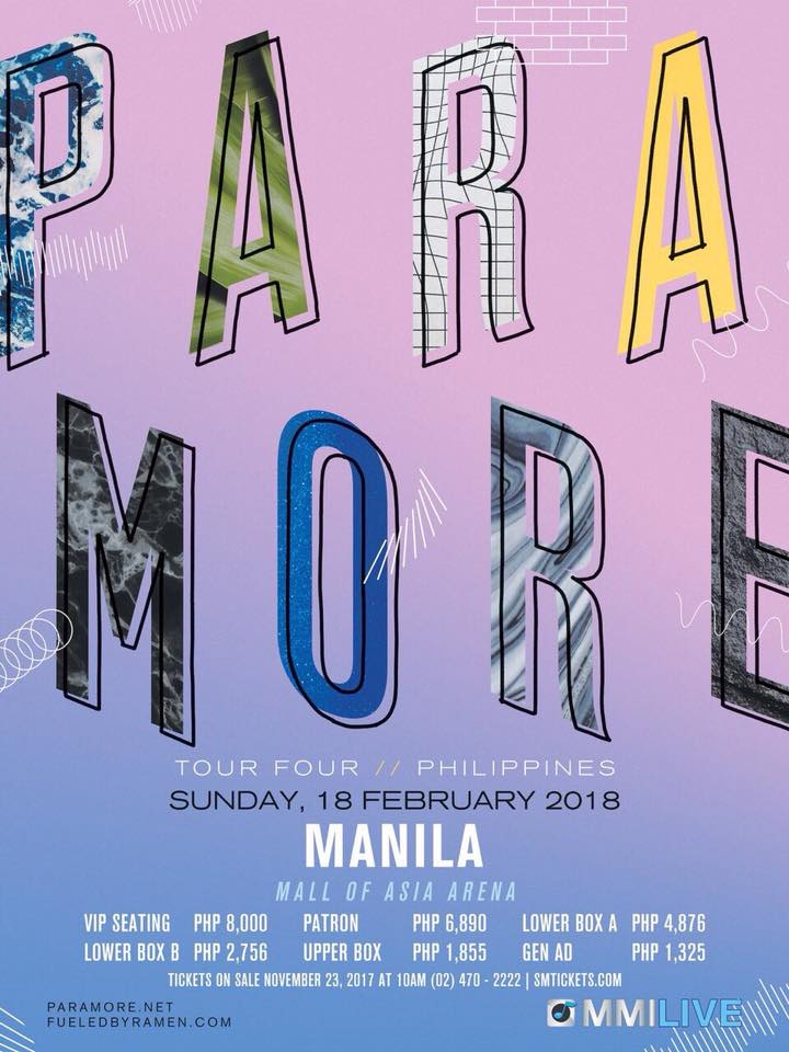 Paramore's Manila Concert Tickets Sold Out in Just 48 Minutes
