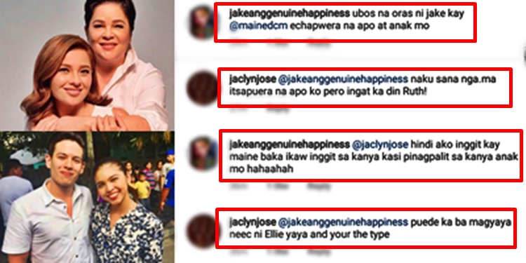 Jaclyn Jose Hits Back At Basher On Issue About Maine Mendoza, Jake Ejercito