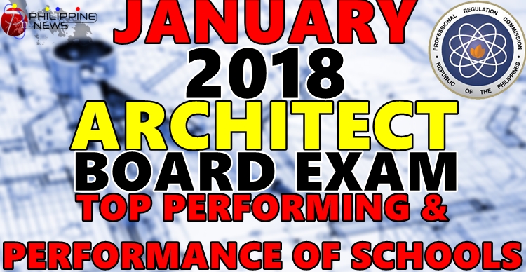 January 2018 Architect Board Exam: Top Performing & Top Performance