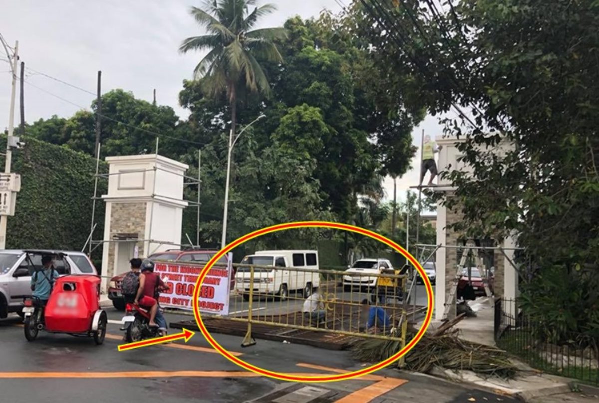 Aquino Allegedly Built P4 5 M Worth Times Street Gate With No Papers