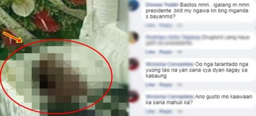 Duterte Image in Coffin