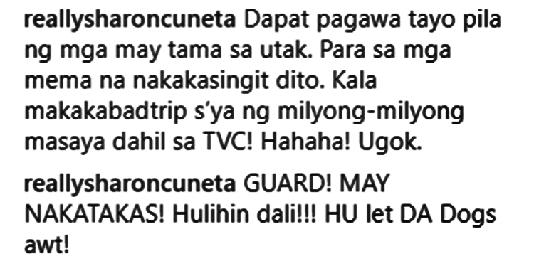 Sharon Cuneta