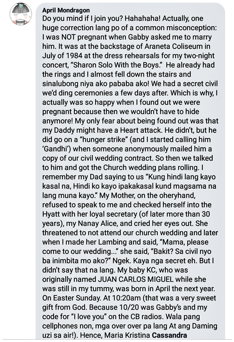 Sharon Cuneta