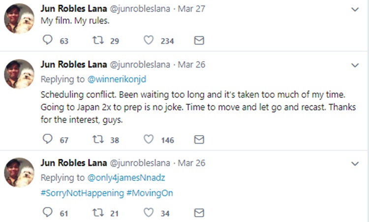 Jun Lana tweets