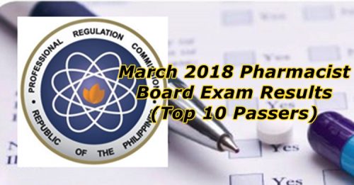 March 2018 Pharmacist Board Exam