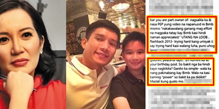 Kris Aquino Lambasted James Yap's Greeting To Son Bimby ...