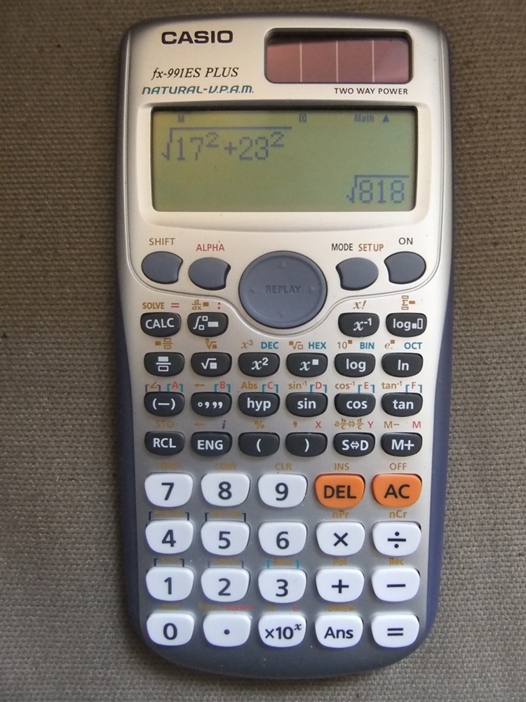 Fx 991es calculator techniques pdf